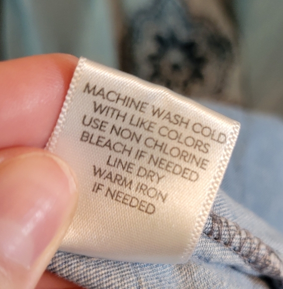 Westport Embroidered Denim Short Sleeve Dress - Picture 6 of 6